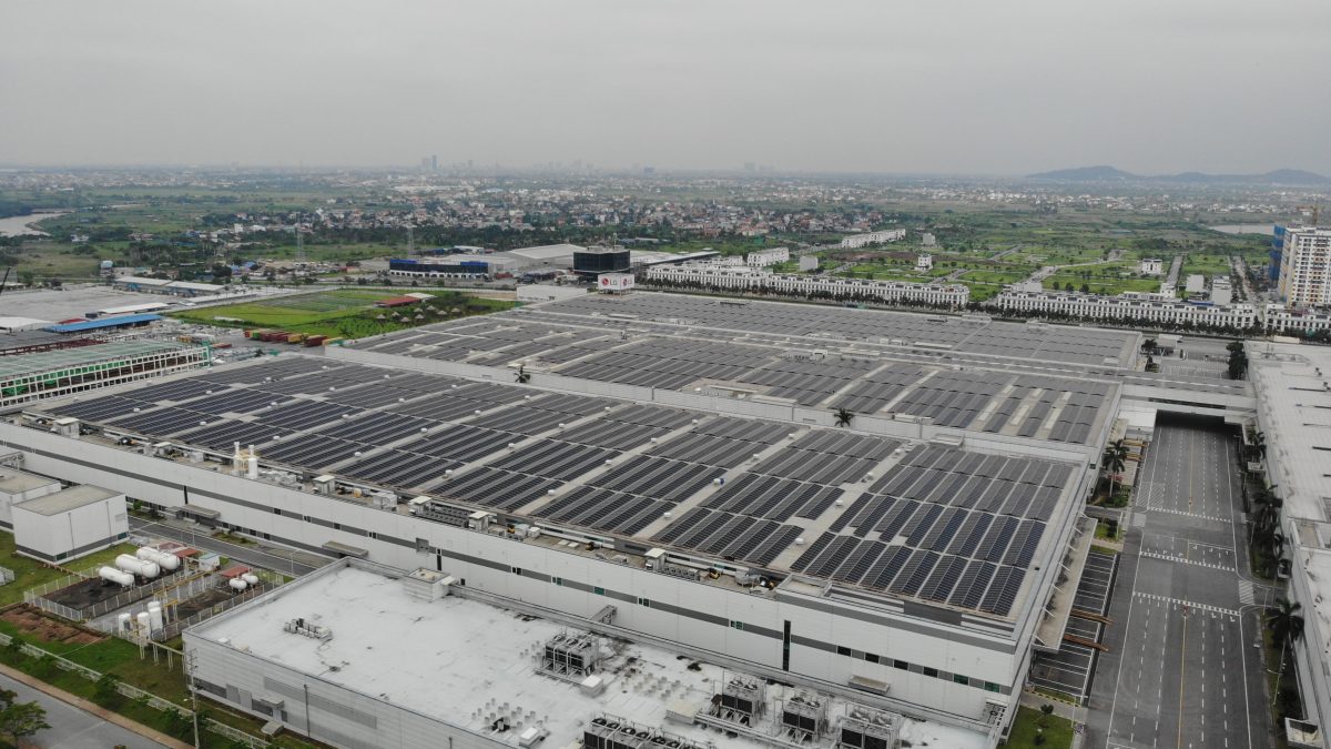 SOLAR MIỀN NAM LẮP ĐẶT HỆ THỐNG ĐIỆN MẶT TRỜI TẠI NHÀ MÁY LGE – HẢI PHÒNG